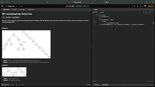 No Sound Leetcode 897: Increasing Order Search Tree