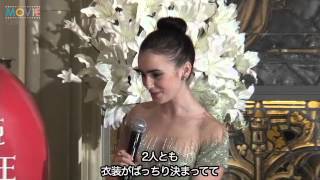 父フィル・コリンズも愛娘リリー・コリンズの白雪姫姿に感激！／映画『白雪姫と鏡の女王』プレミア試写会