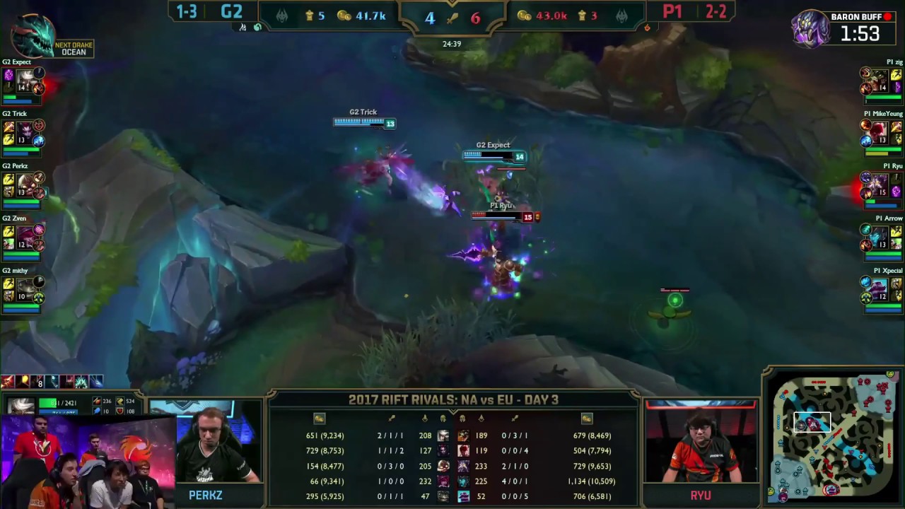 P1 vs G2 Highlights Rift Rivals EU & NA 2017 Phoenix1 vs G2 Esports by Onivia