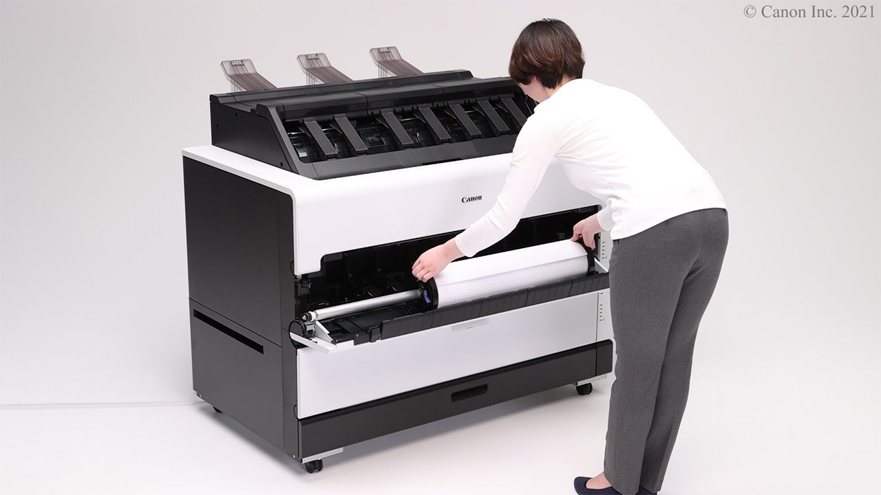 How to load paper/media on the roll for your imagePROGRAF TZ-30000