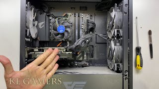 intel Core i5 10400F GIGABYTE B460M AORUS PRO MSI GTX1650 VENTUS XS Gaming PC Vacuum Clean Dust
