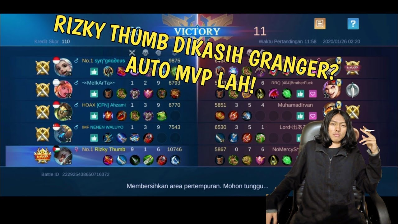 RIZKY THUMB DIKASIH GRANGER? AUTO MVP LAH!