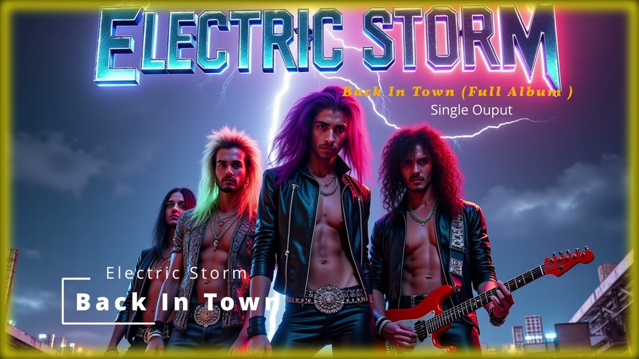 Electric Storm - Back In Town, ( Single ), 80', 90' Rock