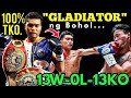 CHAMPION NG BOHOL TINAWAG NA" GLADIATOR" HALIMAW SA BANTAMWEIGHT DIVISION | Pwede sa Mga Japanese.