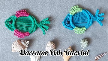 Macrame Fish New Design | Macrame Fish | Macrame Fish Tutorial | Macrame Step by Step | DIY Macrame