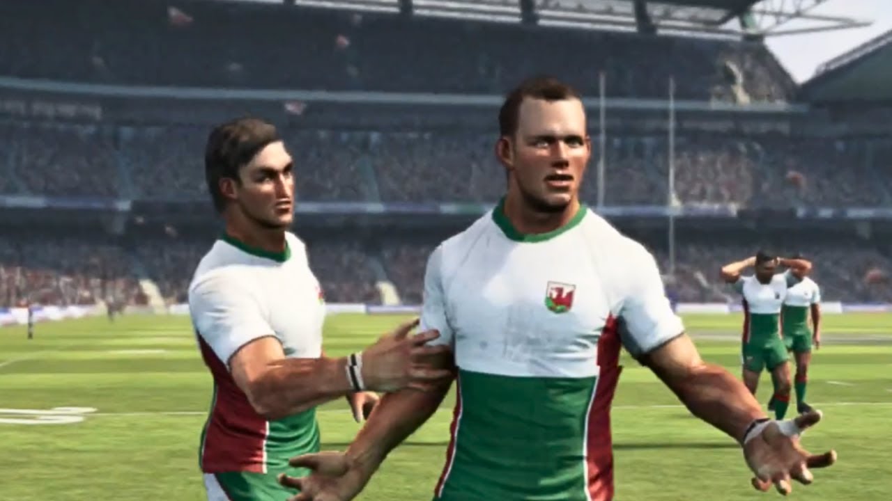 Wales vs England FULL MATCH | Jonah Lomu Rugby Challenge AI Simulation (CPU vs CPU)