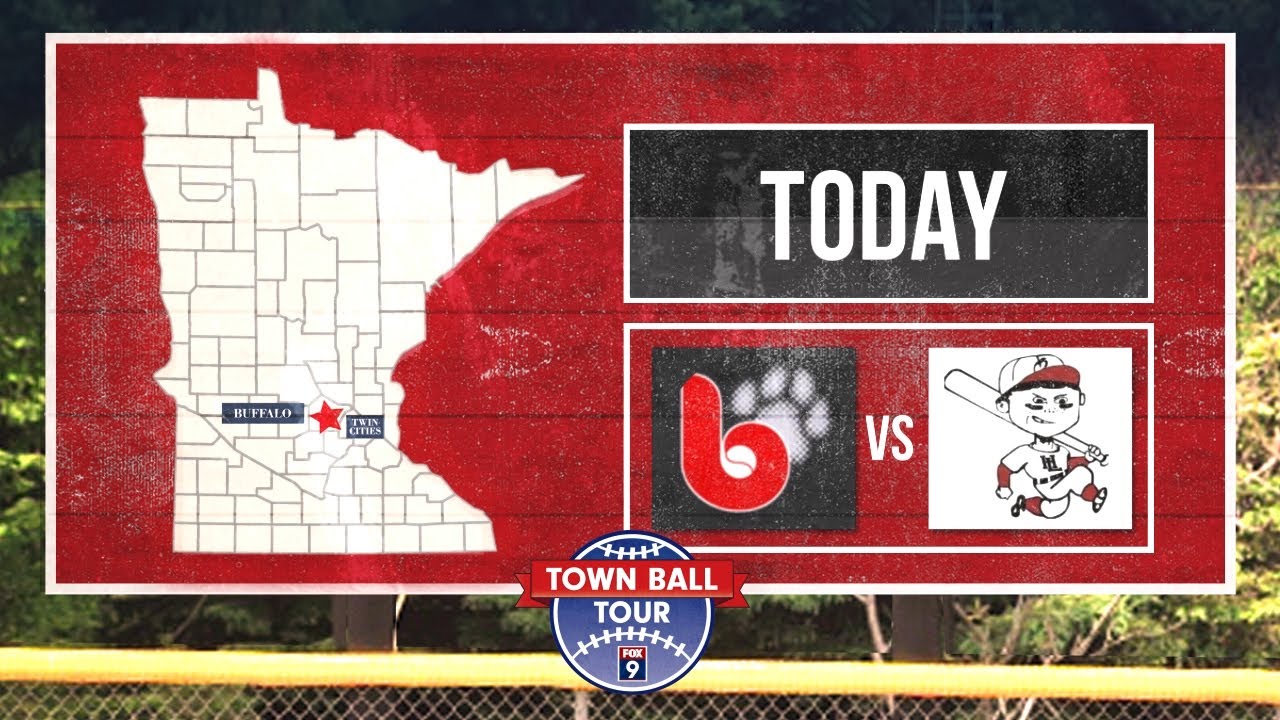 FOX 9 Town Ball Tour Buffalo Bulldogs vs Howard Lake Orphans YouTube