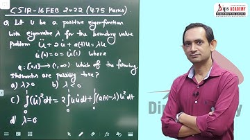 CSIR NET Maths Feb 2022 - Q.ID. 539 | ORDINARY DIFFERENTIAL EQUATION | Question Discussion