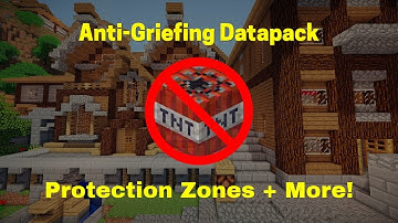 World Protection Datapack | Anti Griefing + More! | How to keep your house safe in Minecraft! 1.16+