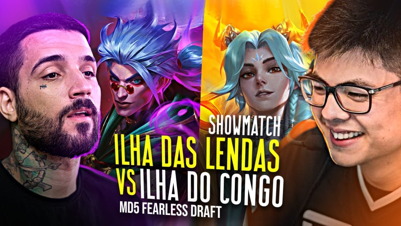 DEI GAP NO PAI???? ILHA DAS LENDAS x ILHA DO CONGO (MD5 COMPLETA) POV ESA - LEAGUE OF LEGENDS