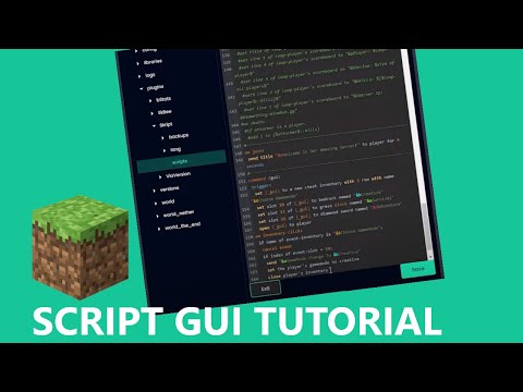 How To Make Minecraft Gui By Skript! (Tutorial)
