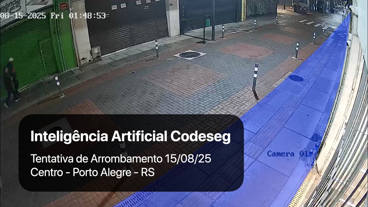 Tentativa de Arrombamento 15/08/25 - Centro - Porto Alegre - RS