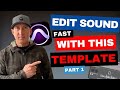 How to build a template for post sound in protools part 1