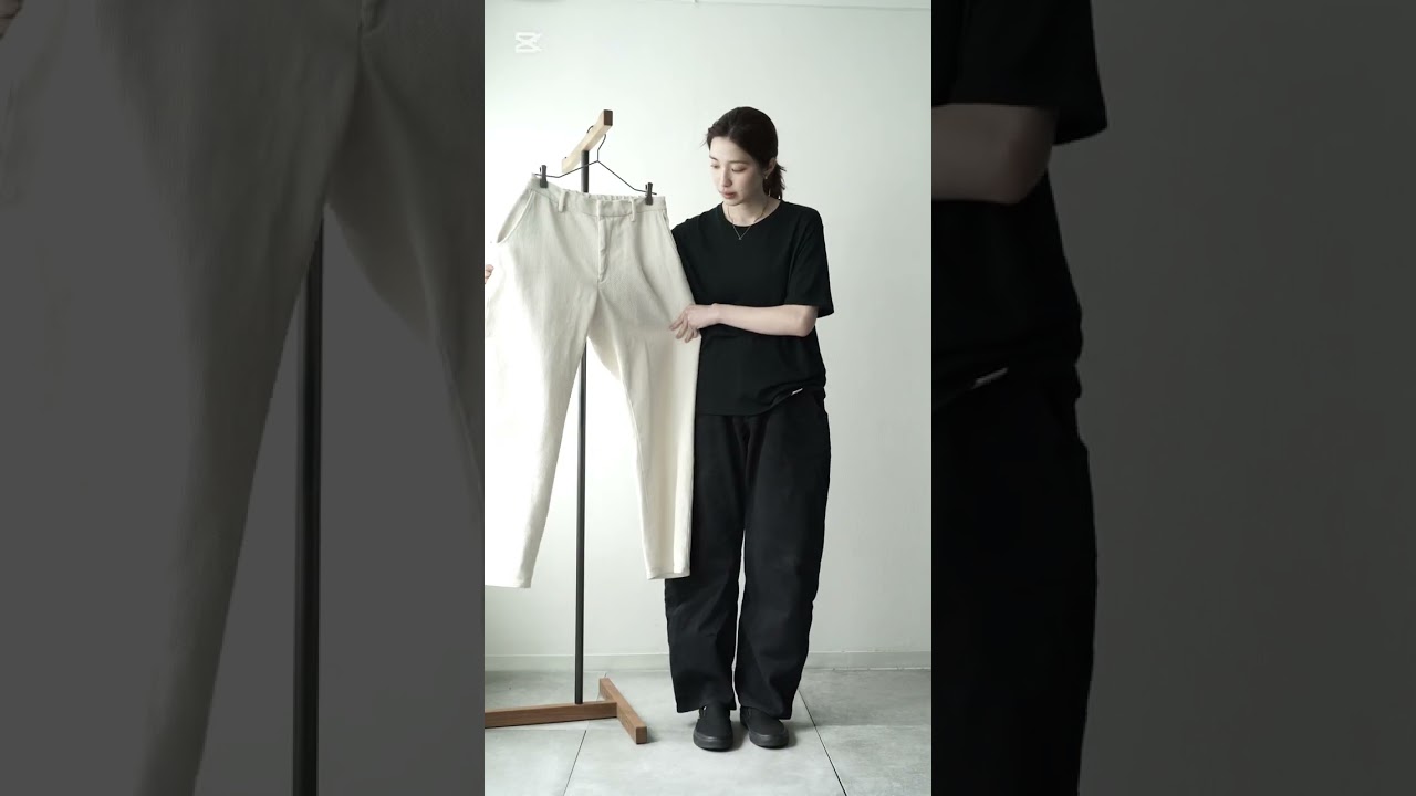 COLINA sashiko newdesigns curve pants #colina #clothingbrand