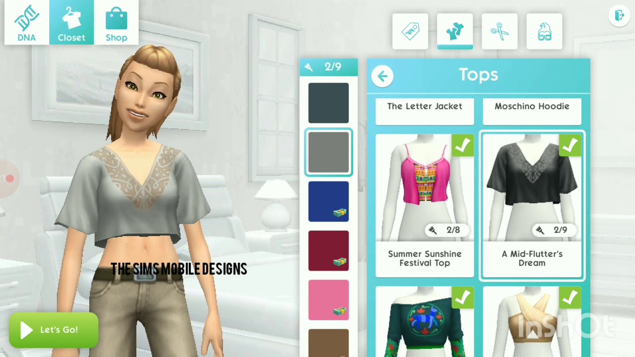 #thesimsmobile2020 Sim Design | First Video | The Sims Mobile Designs ...