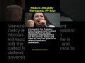 Maduro Allegedly Kidnapped, VP Says #venezuela #nicolasmaduro