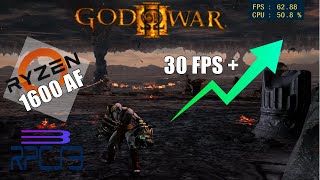 GOD OF WAR 3 : RPCS3 l RYZEN 5 1600 AF l GTX 1650