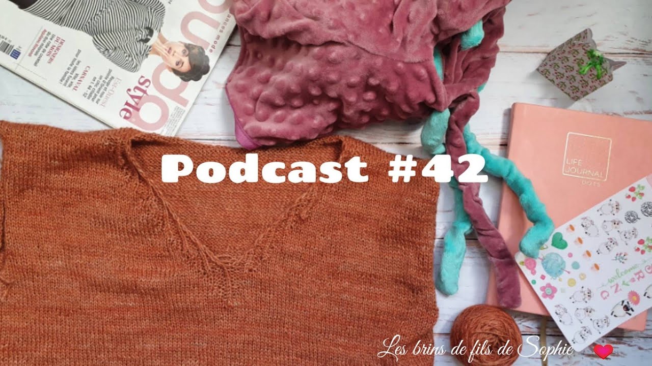 Podcast couture, tricot, machine Silhouette et romans - YouTube