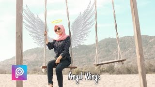 Tutorial Edit Foto Engel Wings - PicsArt Editing Tutorial screenshot 4