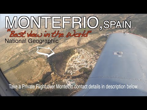 Montefrio was selected by National Geographic as being one of the Best views in the world so fly it