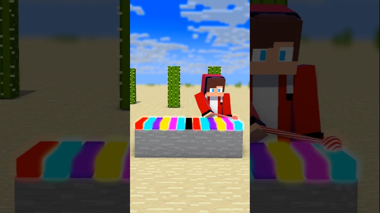 Maizen Team Plays Music Cocomelon Intro 🎶🥰 - JJ and Mikey Minecraft Animation