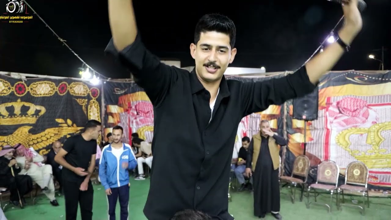 افراح الدلابيح حفل العريس صهيب الدلابيح الفنان بشار الباسم شاعر المجوز فرهود بني عامر 