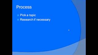 Writing an Explanation
