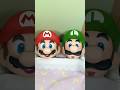 Luigi sleeps next to Mario #thesupermariogalaxymovie #mario #supermario