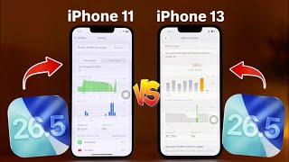 iOS 26.5 Battery Review on iPhone 11 vs iPhone 13 🔥 Shocking Results!