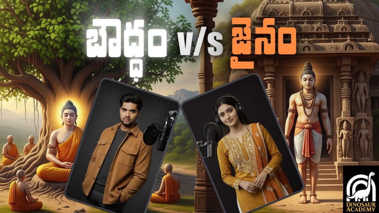 Buddhism vs Jainism Explained in Telugu | Comparison, Teachings, Differences & Similarities 