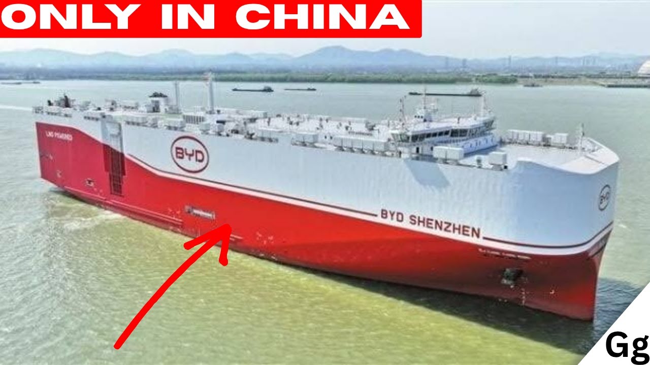 China’s largest car carrier ship!!!