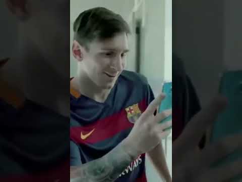 Neymar with messi