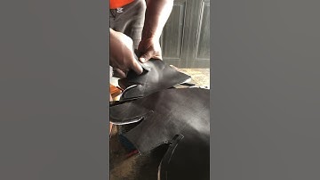 Making a derby lace up shoes #shoemaking # derby shoes