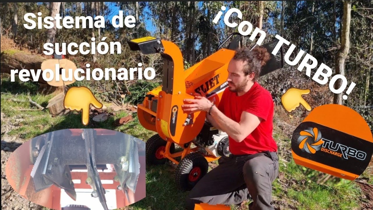 Trituradora con CUCHILLAS DE SEGADORA
