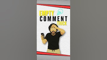 How to Post EMPTY Comments on Any Social Media 😱