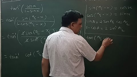 Class 12 Maths / ncert chapter 2 example5 / Solution and discussion/ inverse trigonometric functions