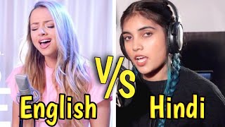 Setisfya female version Hindi vs English , Aish vs Emma Heesters Gadi Lamborghini Imran khan cover