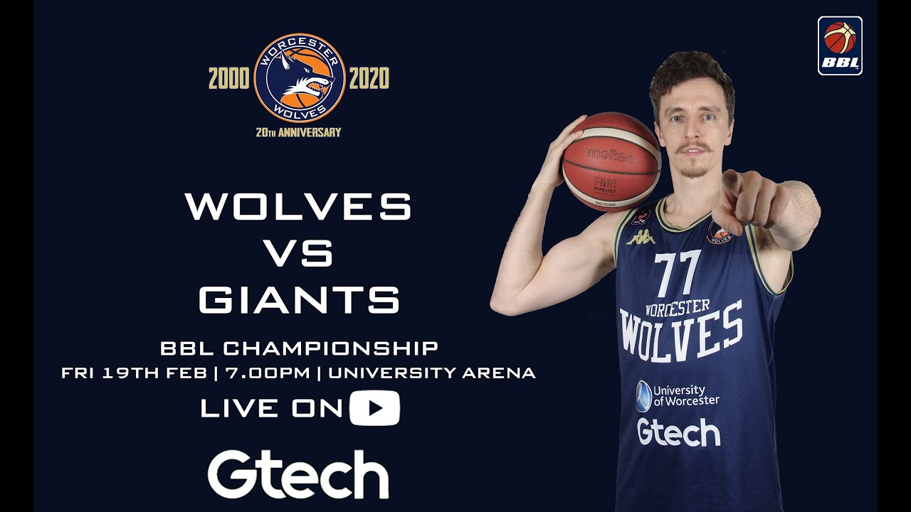 Worcester Wolves vs Manchester Giants BBL Championship LIVE 19/02/2021