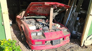 BARN FIND Camaro IROC-Z Sitting Since The 90
