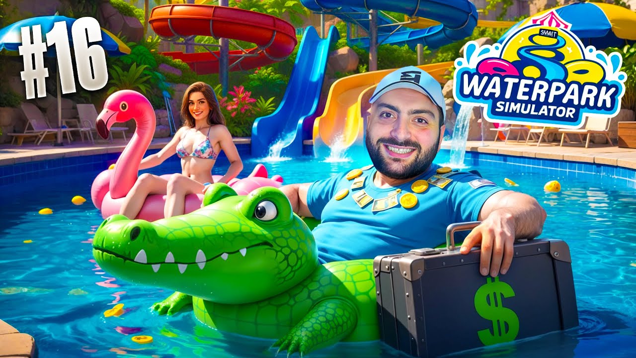 💵ՓՈՂԵՐ Ա, ՈՐ ԳԱԼԻՍ ԵՆ😱Waterpark Simulator #16