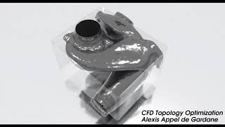 CFD Topology Optimization of a HVAC ducts junction