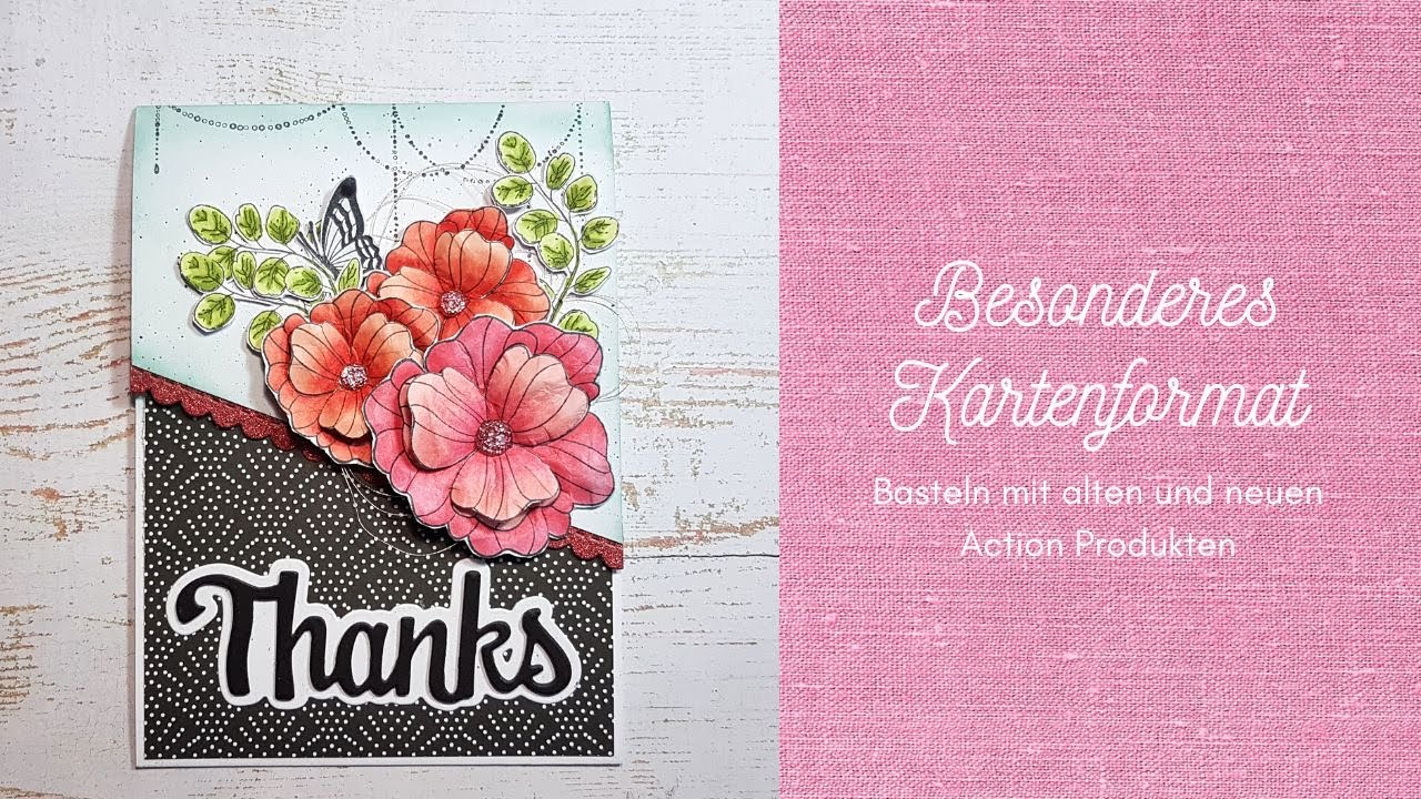 Karten basteln mit Action Stanzen und Stempeln I Besondere ...
