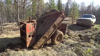 ОТОРВАЛИ ПРИЦЕП! ПРИВЫШЕНИЕ ДОПУСТИМОЙ ЗАГРУЗКИ!!ДОТЯНУТЬ БЫ ДО ДОМА!!!!КОП МЕТАЛЛА В ЛЕСНОМ ГАРАЖЕ.