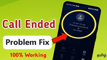 Call Ended Outgoing Calls || How to Solve Call Ended Problem in Tamil | Calling Problem Solve