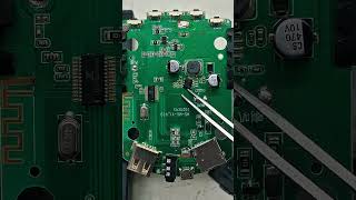replacement of the shot bluetooth speaker audio ic
