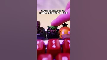 Big difference 😛 #friends #keycaps #funny #keyboard #resinart