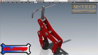 Clamp | Autodesk Inventor Professional 2014 ✔ [All Part Assembly]
