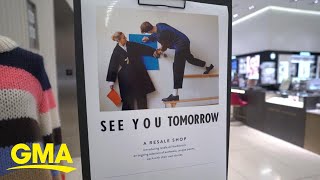 How major department stores are buying and selling secondhand clothing l GMA