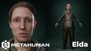 Elda | Custom Metahuman | Parametric cloth