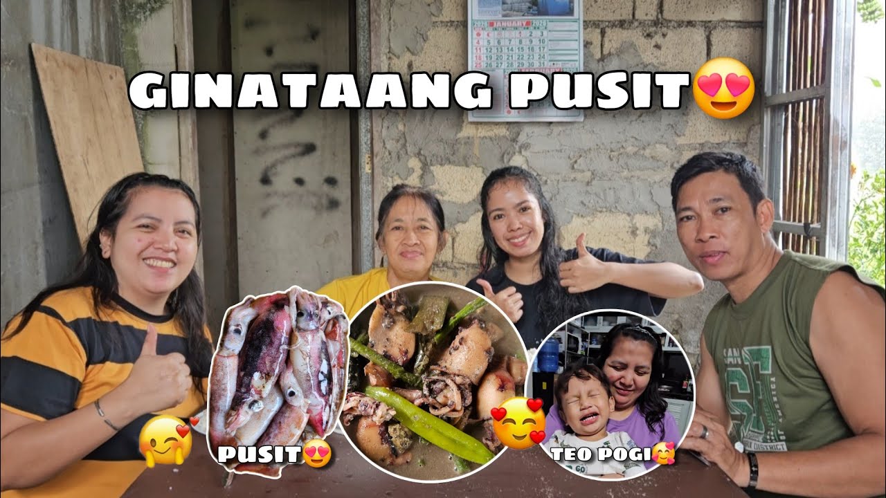 Ginataang Pusit sa Maulan na Panahon🥰